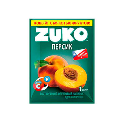 Растворимый напиток Zuko Персик, 30 гр
