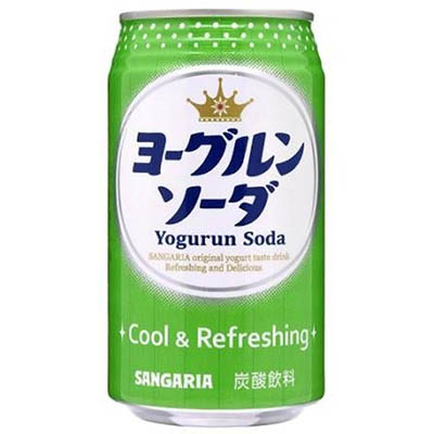 Напиток безалкогольный газированный Sangaria Yogurun Soda (банка металлическая), 350 мл