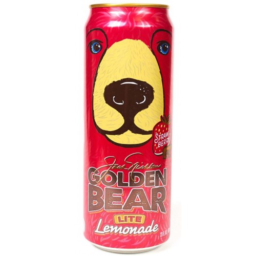 Напиток Arizona Golden Bear Strawberry Lemonade Аризона со вкусом клубники, 0,680 л