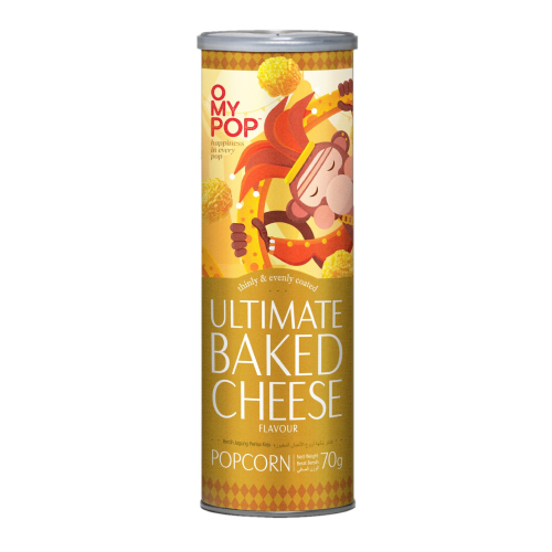 Попкорн Omypop Ultimate Baked Cheesec максимально запеченным сыром, 70г
