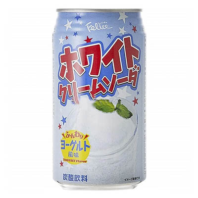Напиток Tominaga газированный  Крем - Сода с Йогуртом, ж/банка, 350 мл
